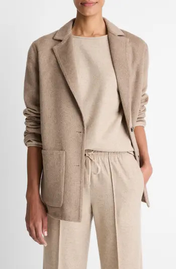Vince Double Face Wool Blend Blazer | Nordstrom | Nordstrom