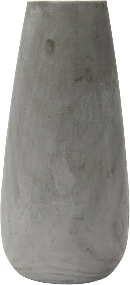 Creative Co-Op Paulownia Wood Grey Wash Vase | Amazon (US)