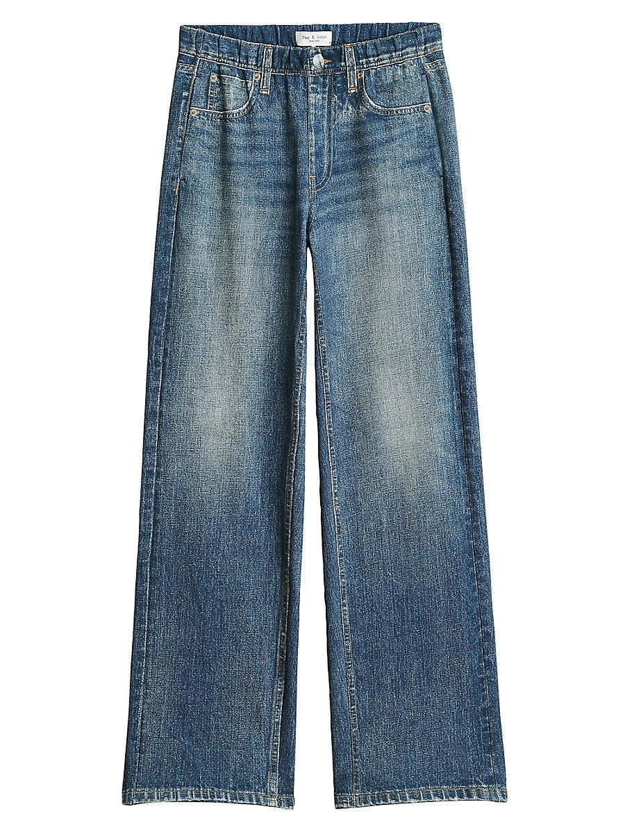 Women's Miramar Wide-Leg Jeans - Lenox - Size Small | Saks Fifth Avenue