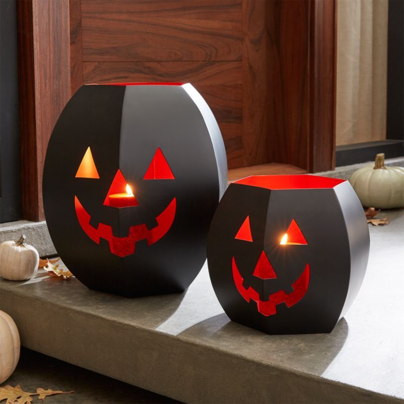 Pumpkin Small Lantern | Crate & Barrel