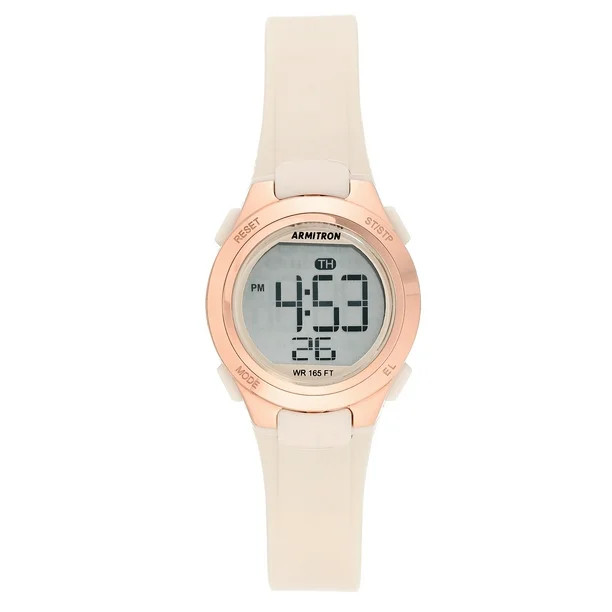 Armitron Unisex Rose Gold/Blush Digital Sport Watch | Walmart (US)