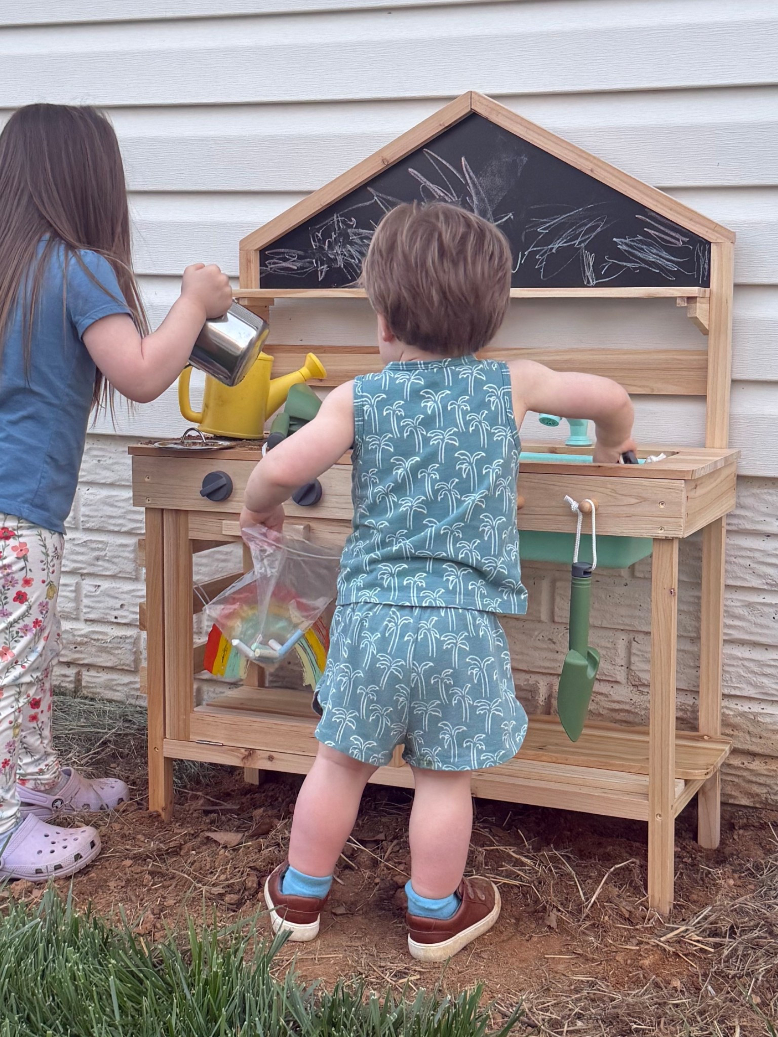 Mud Kitchen for the win! Selling out fast and hooks up to a real hose! 

#LTKKids #LTKSeasonal