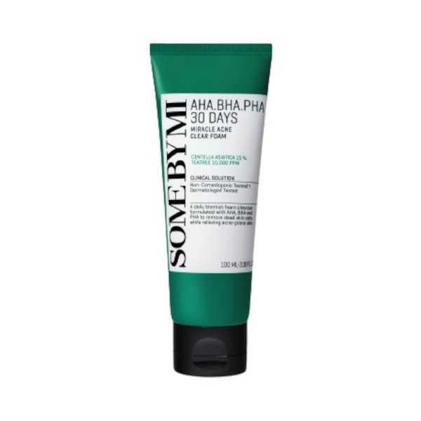 SOME BY MI - AHA-BHA-PHA 30 Days Miracle Acne Clear Foam (OTC Version) - 100ml | Stylevana
