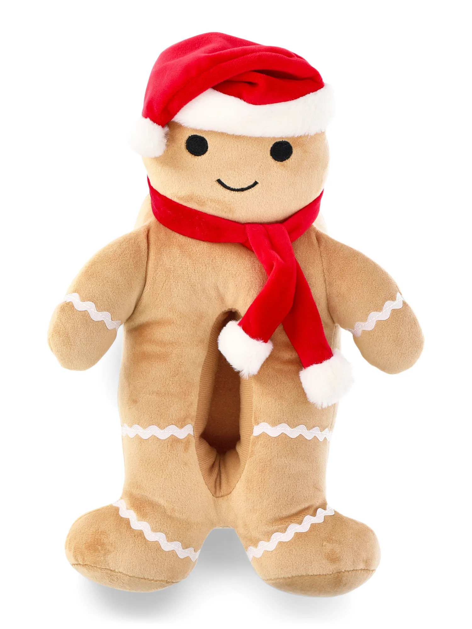 Holiday Time Toddler & Kids Gingerbread Slippers, Sizes 9/10-4/5 - Walmart.com | Walmart (US)