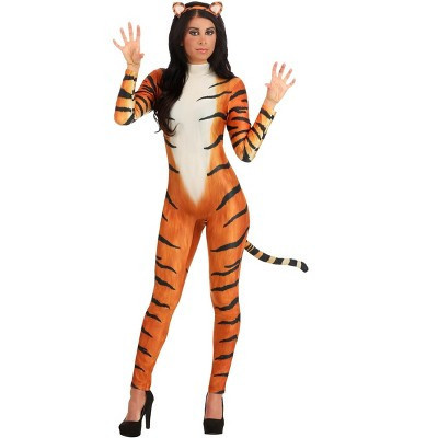 HalloweenCostumes.com Medium Women Bold Tiger Costume for Women, Black/Orange/Brown | Target