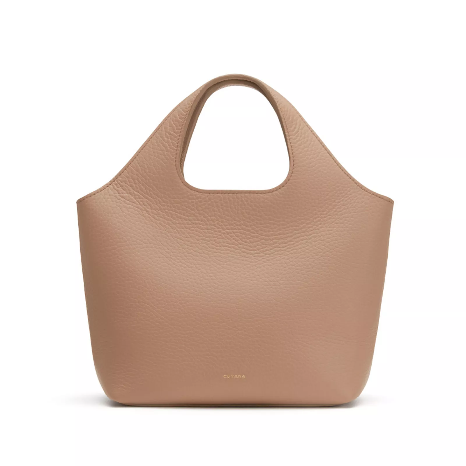 Small Structured Leather Tote curated on LTK