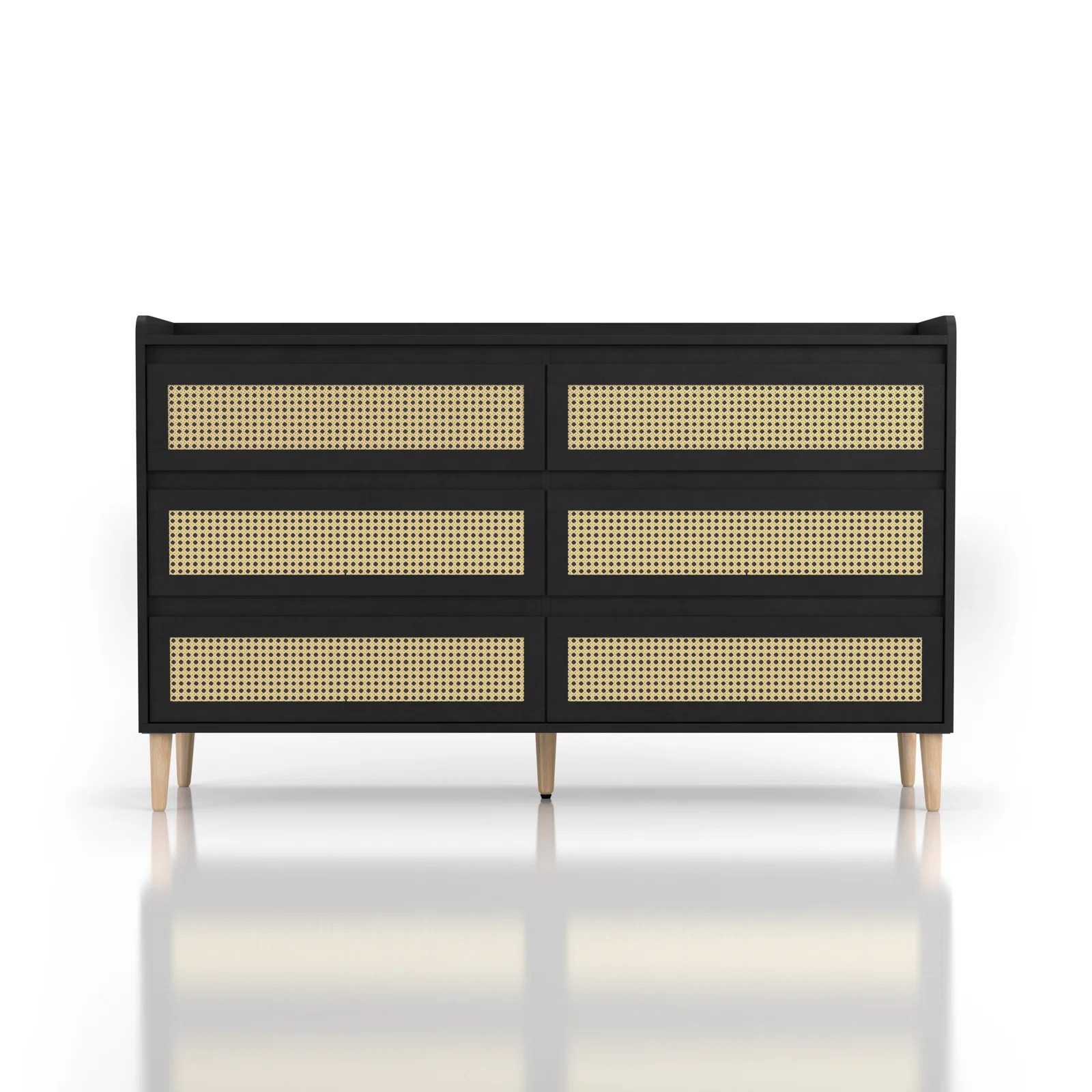 Duncanville 6 Drawer 63" W Double Dresser | Wayfair Professional