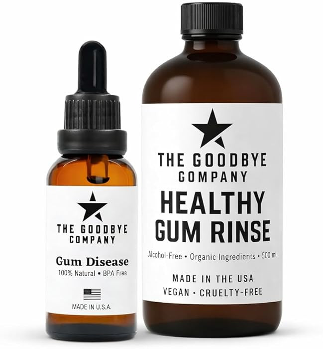 The Goodbye Company Gum Care Bundle – Neem & Clove Gum Treatment + Healthy Gum Rinse | Natural ... | Amazon (US)