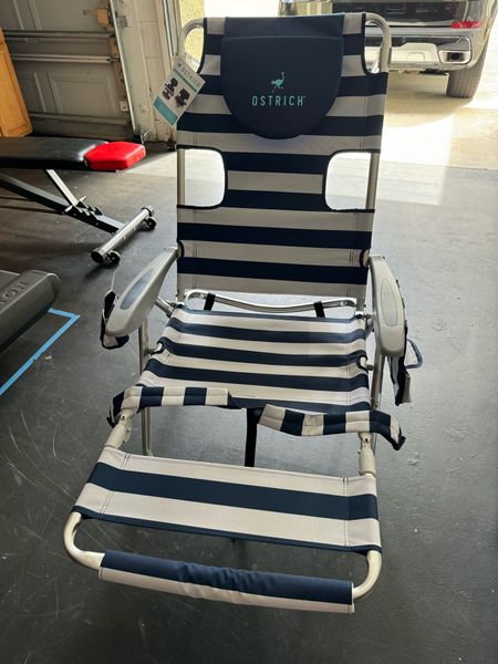 Beach chair for you to lay down on stomach or on back

#LTKswim #LTKover40 #LTKfamily