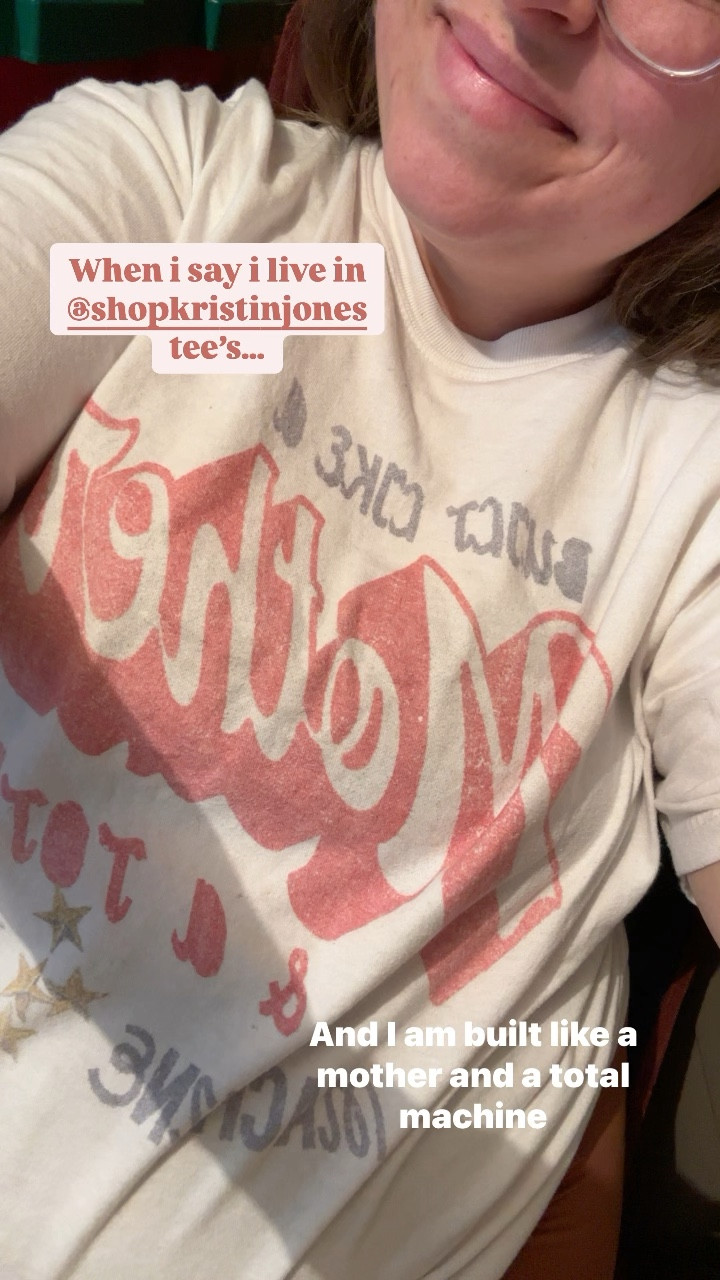 Oversized vintage graphic mom tee from shop Kristin jones i do a 2xl for an oversized fit  

#LTKBump #LTKMidsize #LTKPlusSize