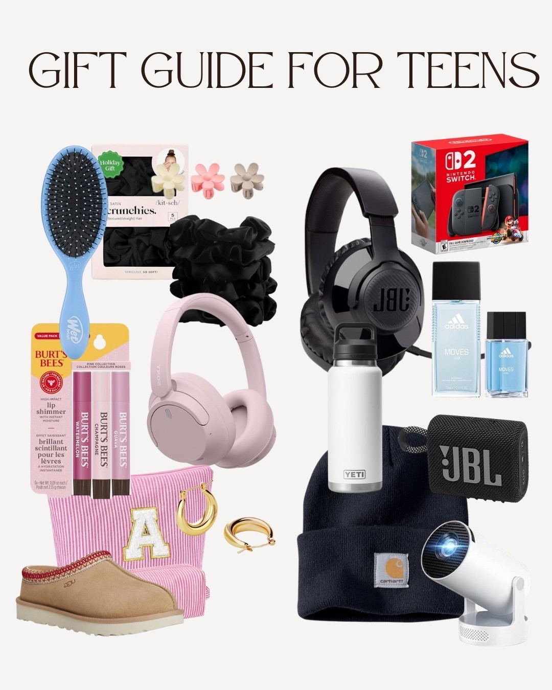 GIFT GUIDE FOR TEENS 🎁 


#teengiftguides #giftsforteens #teenfaves #holidaygiftguide #giftideas 

#LTKstyletip #LTKholiday #LTKgiftguide