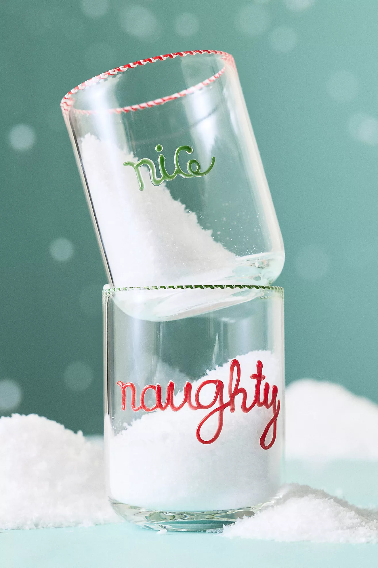 The Love Notes Naughty/Nice Juice Glass, Set of 2 | Anthropologie (US)