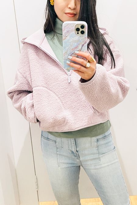 Cozy feels to beat the wind chill🤗🧸Who says spring colors are only for warm months? Love pastels all year round especially when they actually keep you warm!😔☺️💕This hooded pullover is super warm and lightweight and with pockets! Wearing a Medium for an oversized look. The best part is it’s on sale! Definitely a steal for this one perfect for travel and layering😘This turtleneck is also made of fleece so it’s uber warm and is under $30! Wearing my usual XS it’s a bit roomy.😚 Get yours before your size runs out




#ltkunder100 #ltkfallstyle #ltkstyletip #ltkholidaystyle #ltkcozy #ltkcozystyle #ltkstyle #ltkstreetstyle #pastels #pastelcolors #cozyfeels

#LTKsalealert #LTKSeasonal #LTKunder50