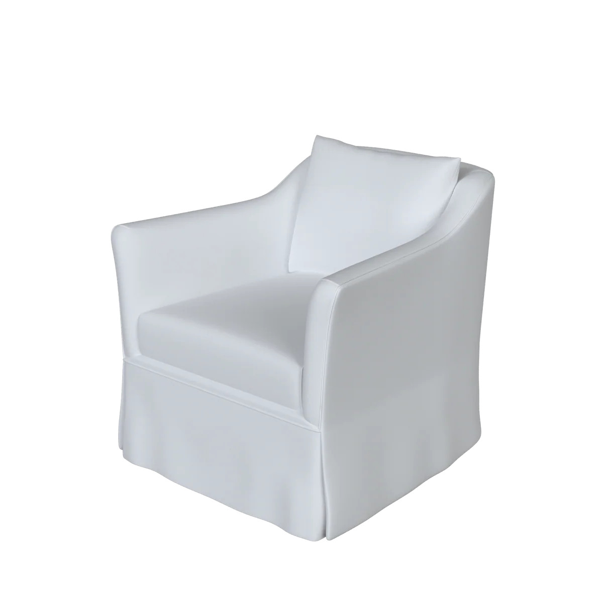 Upholstered Square Swivel Chair | coley home