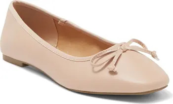 HALSTON Square Toe Flex Ballet Flat | Nordstromrack | Nordstrom Rack