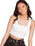 Roxy Junior's Good Sunday Knit Crop Top, Snow White, X-Large | Amazon (US)