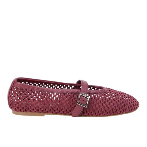 Coconuts by Matisse Womens Nolita Mary Jane Ballet Flats Casual - Red - Size 8 M | Amazon (US)