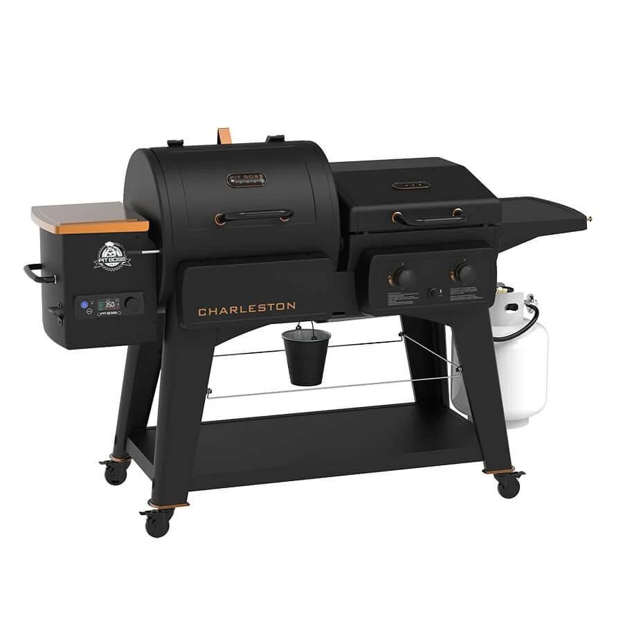Pit Boss Charleston 1020 Sq in Pellet Grill/Gas Griddle Combo – Onyx Series | Walmart (CA)