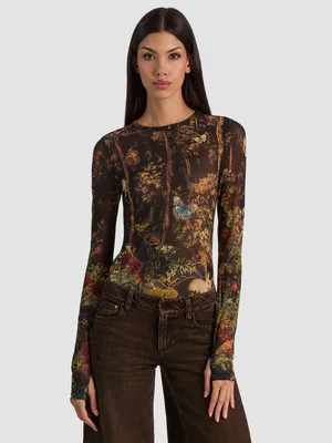 Delaina Top - Wistful Woods | Alice + Olivia