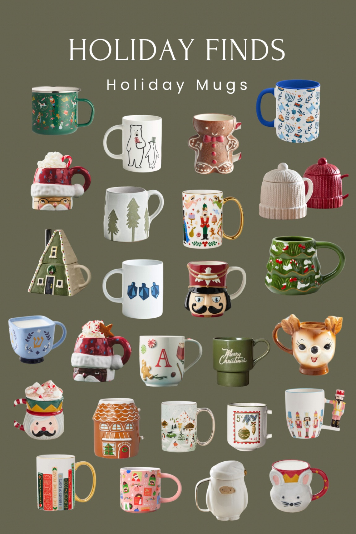 I had so much fun searching for the prettiest (and cutest) holiday mugs!  

#LTKFindsUnder50 #LTKHoliday #LTKHome