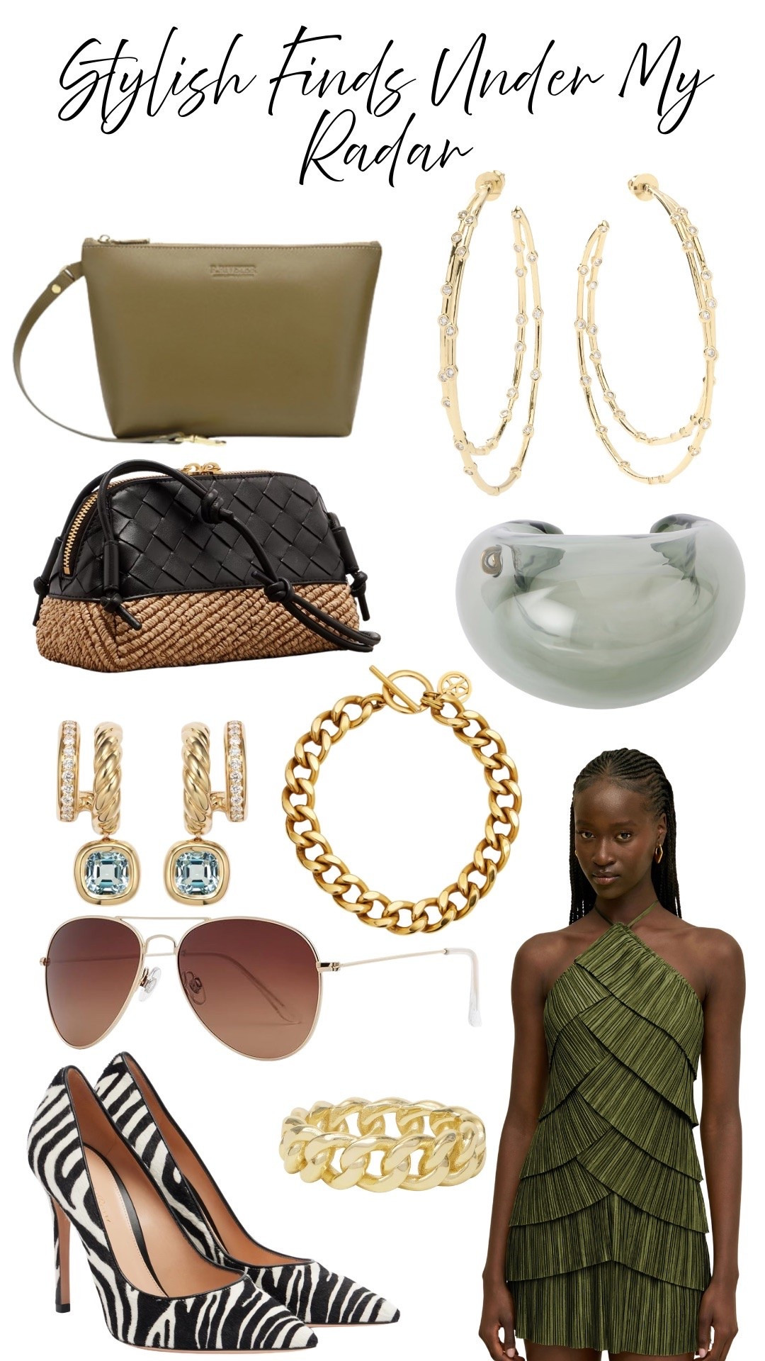 Lately, I’ve been saving pieces that feel timeless with a modern twist. From sculptural jewelry and chic handbags to statement heels and an effortless dress, these are the stylish finds currently under my radar. Whether you’re refreshing your wardrobe or looking for that one standout piece, I hope this edit gives you a little inspiration.

#LTKU #LTKootd #LTKSeasonal