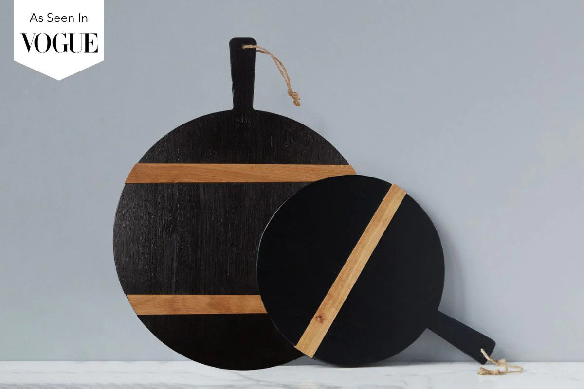 Black Round Mod Charcuterie Board | etúHOME