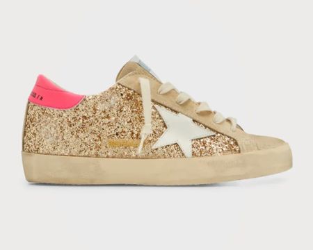 Obsessed with these Golden Goose sneaks. The glitter and pop of hot pink 👏🏼

#LTKstyletip #LTKshoecrush #LTKfit