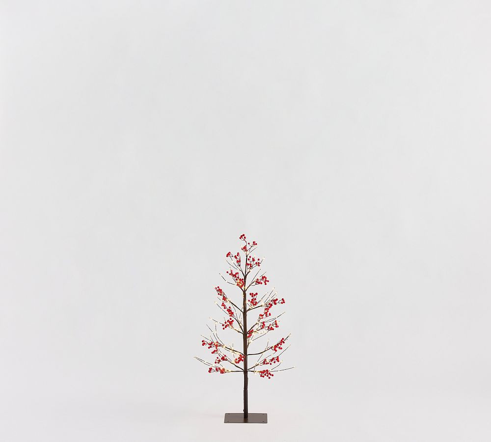 Lit Twinkling Twig Berry Tree | Pottery Barn (US)