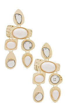 petit moments Multi Stone Earrings in Pearl from Revolve.com | Revolve Clothing (Global)