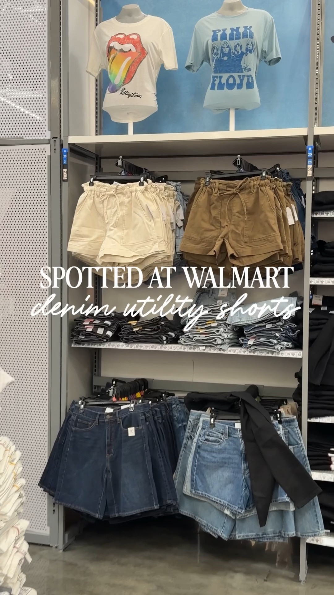 Spotted at Walmart! 👀 Our favorite pull-on utility jeans are now available in a shorts option and they’re super cute 😍
They come in four colors and I grabbed my usual size small! 

Follow @styledinasnap_ for more affordable fashion finds!

which color would you grab first?

#Walmart #WalmartStyle


#LTKOver40 #LTKSeasonal