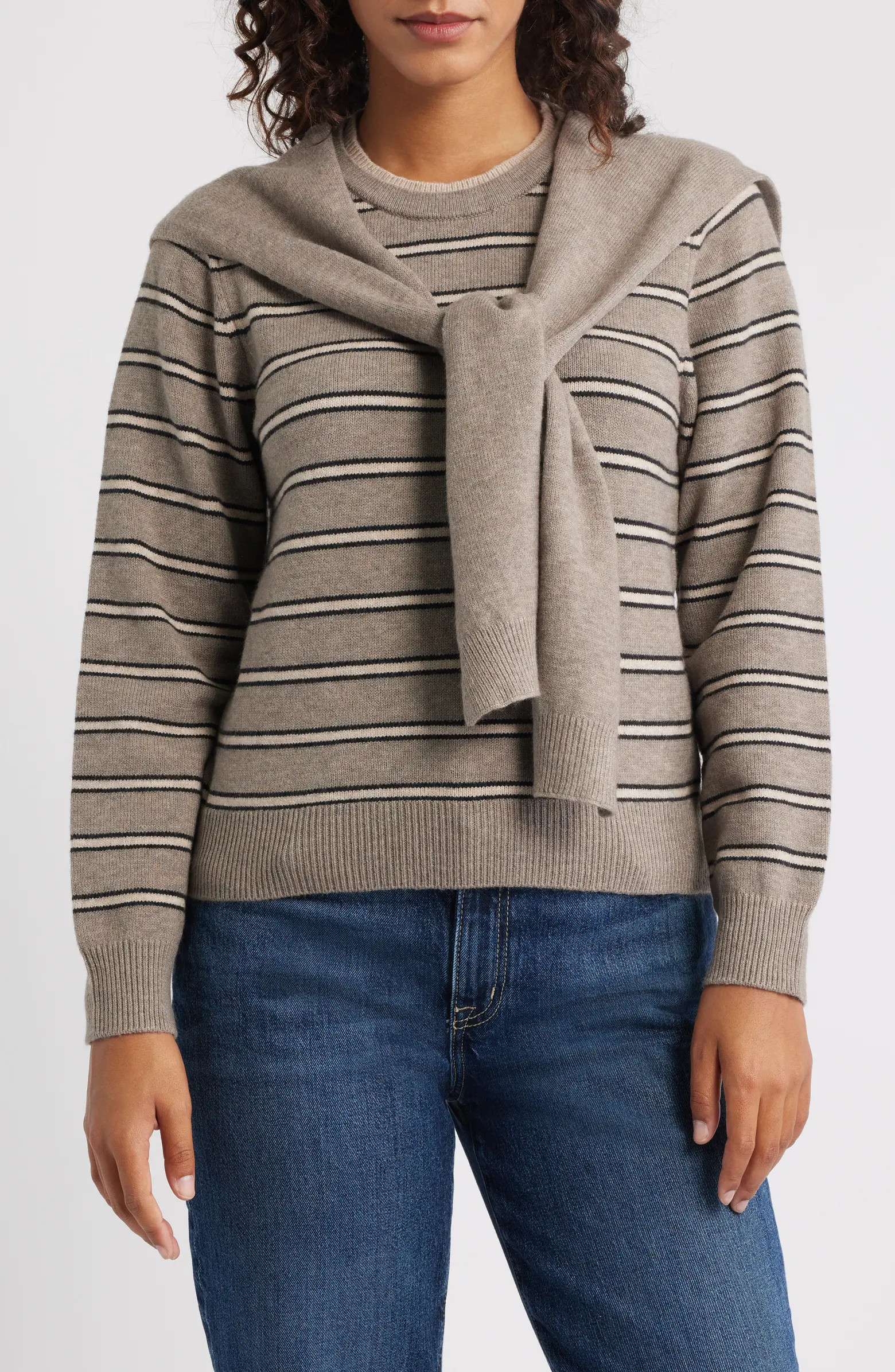 Twofer Tie Sleeve Sweater | Nordstrom