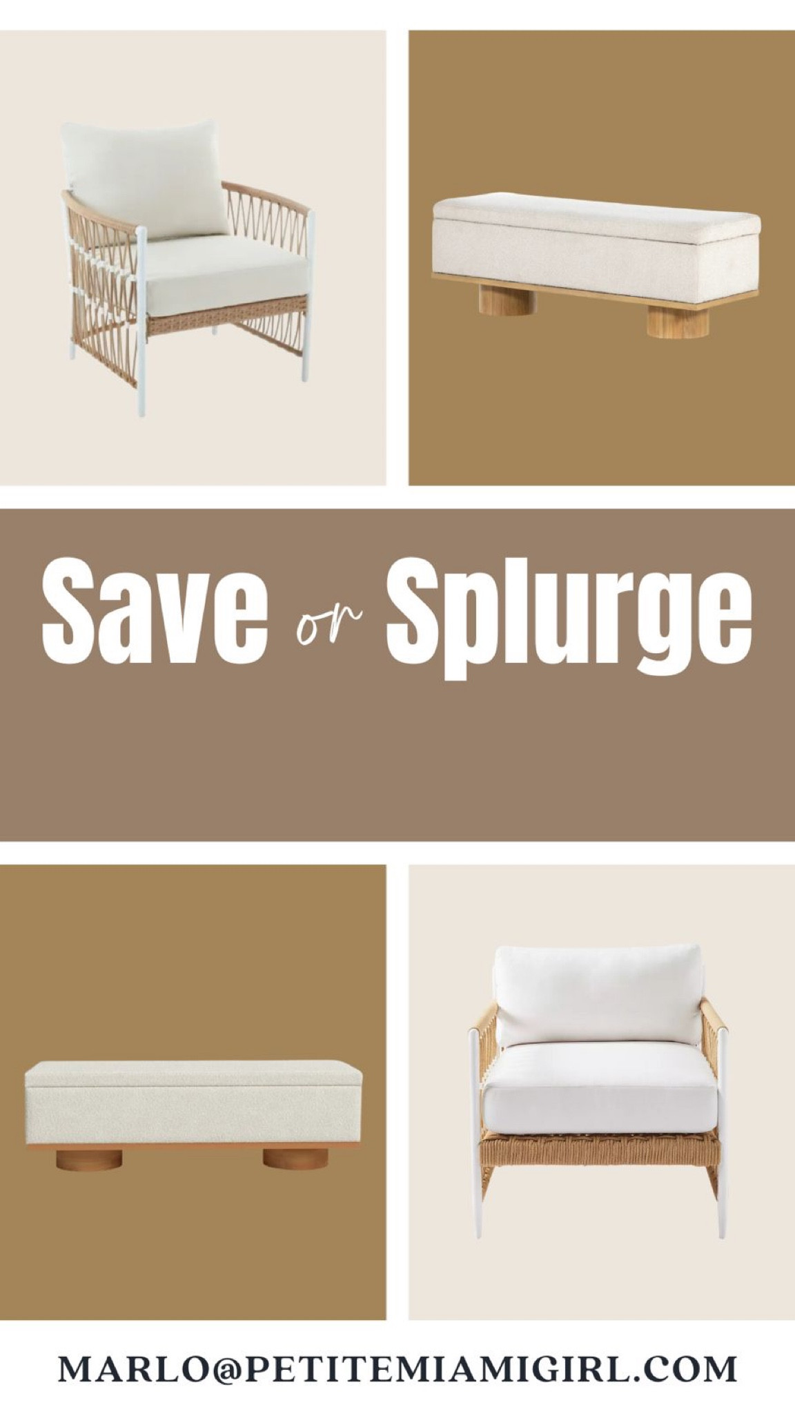 Save or splurge ( something for everyone). 

#LTKHome #LTKSeasonal
