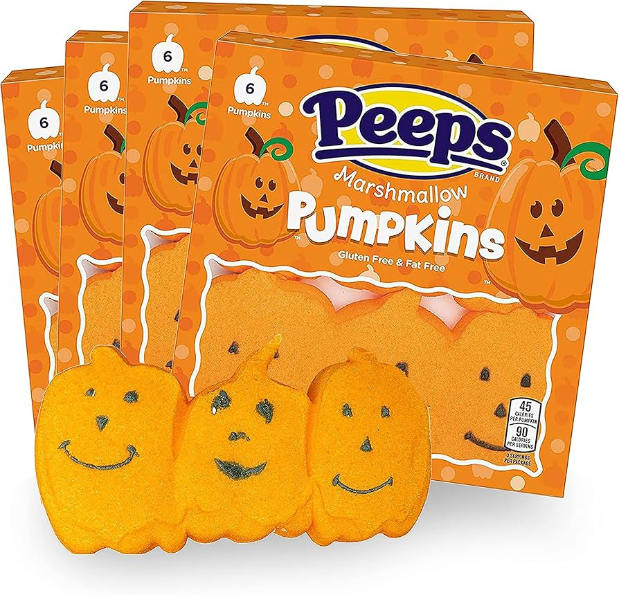 Halloween Peeps Candy Bundle - 4 Pack of Marshmallow Peep's - Perfect Halloween Candy, Fall Candy... | Amazon (US)