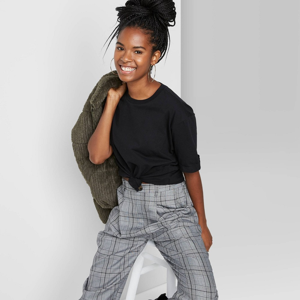 Women's Short Sleeve T-Shirt - Wild Fable Black S | Target