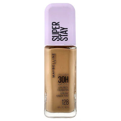 Maybelline, Super Stay, Lumi-Matte Foundation, 128, 1 fl oz (30 ml) | iHerb