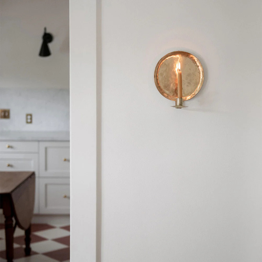 Circle Brass Wall Sconce | Roan Iris