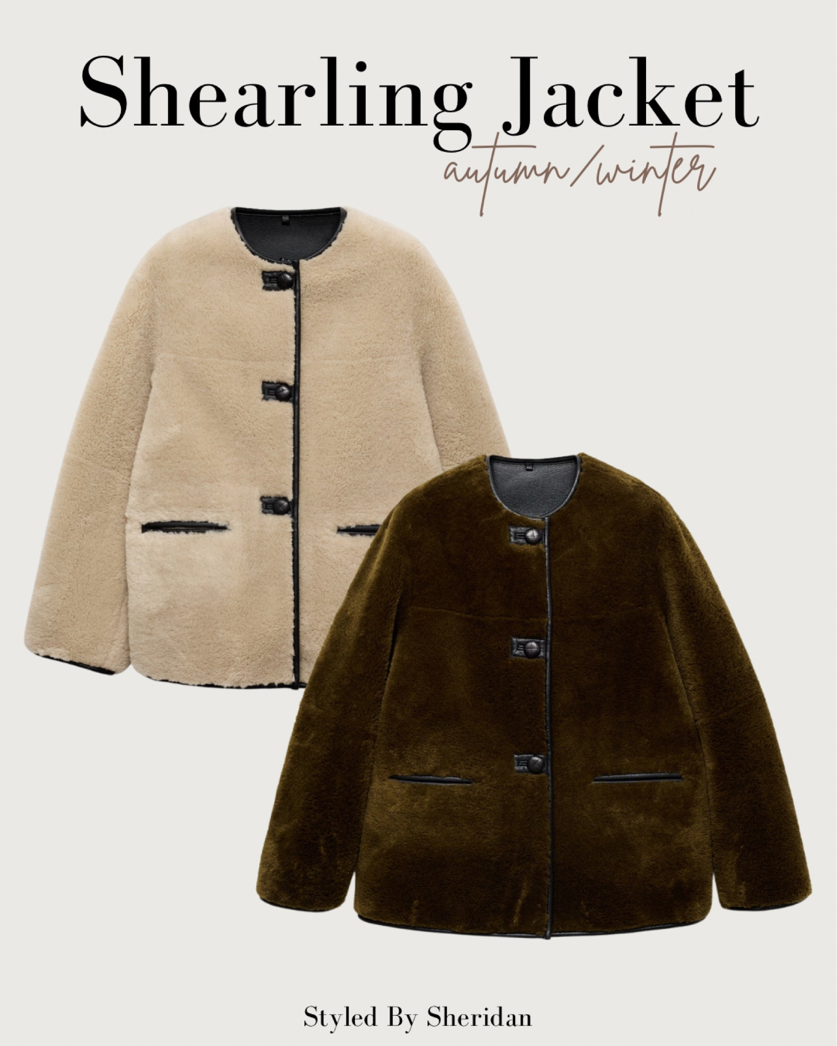 The viral faux shearling jackets are back in stock! 🍂🐑

#LTKautumn #LTKeurope #LTKuk