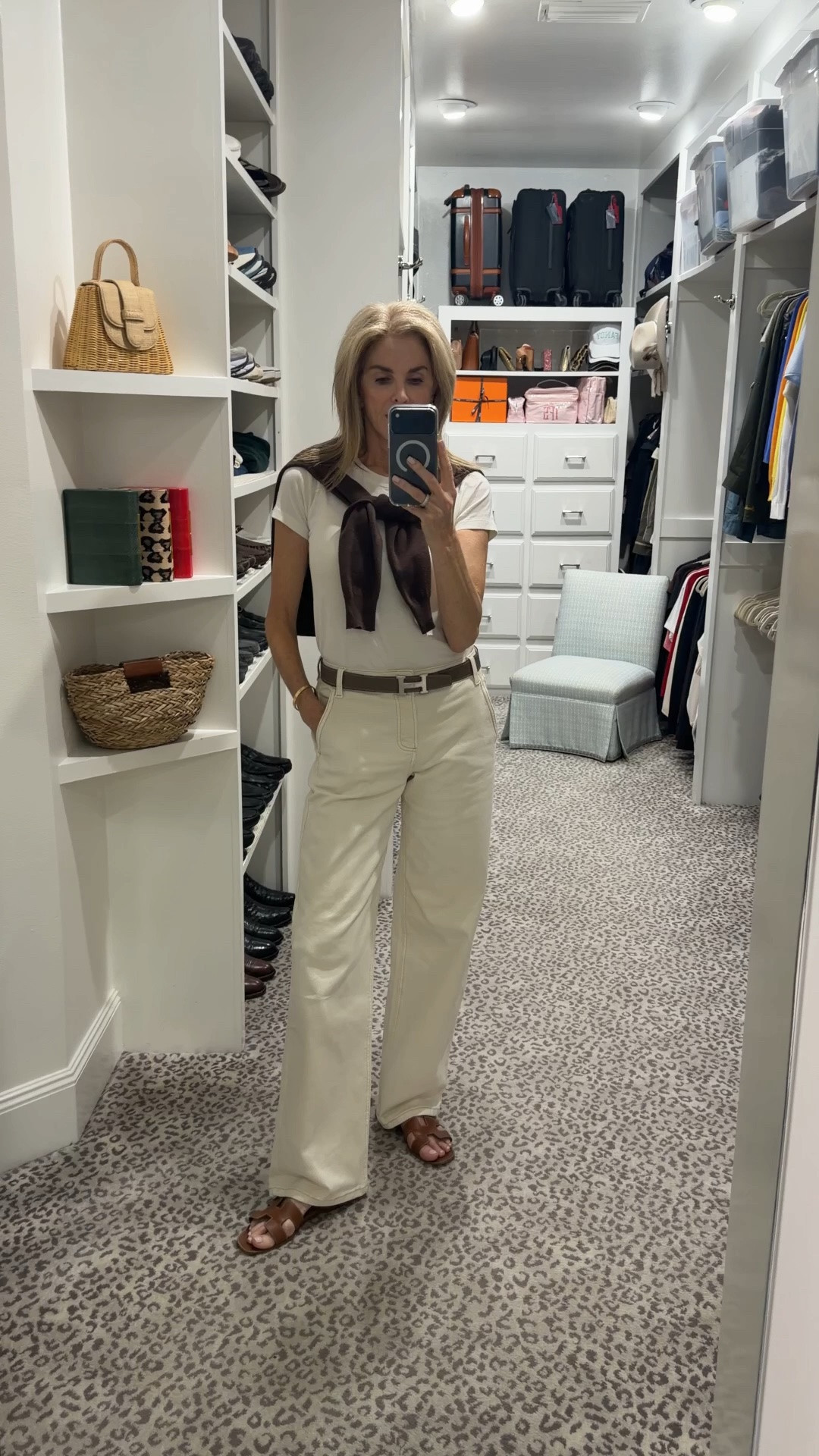 Cream on cream casual outfit

#LTKootd #LTKgrwm #LTKOver40