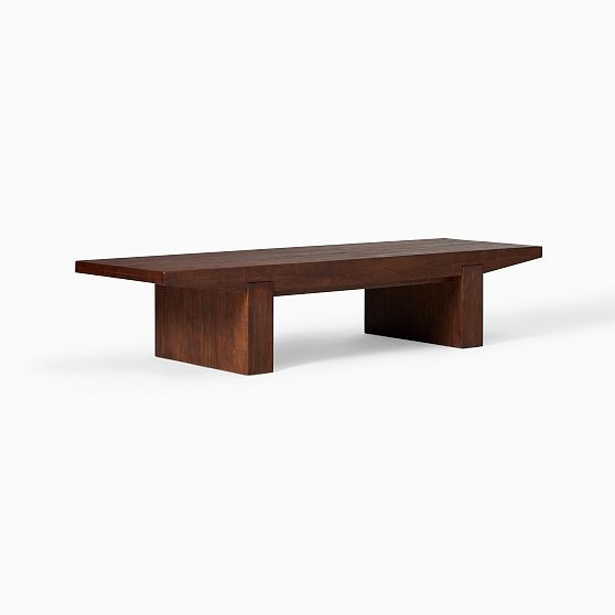 Owen 60 inch coffee table, burnt umber
