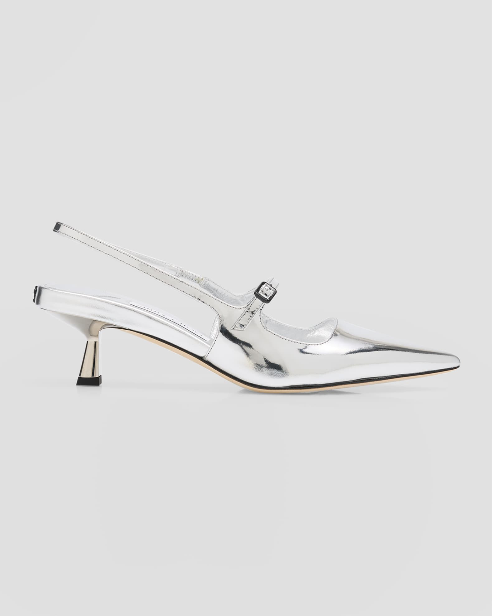 Didi Metallic Mary Jane Slingback Pumps | Neiman Marcus