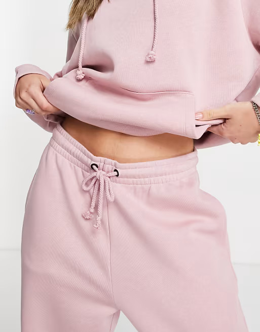 COLLUSION Unisex - Joggers rosa con logo | ASOS (Global)
