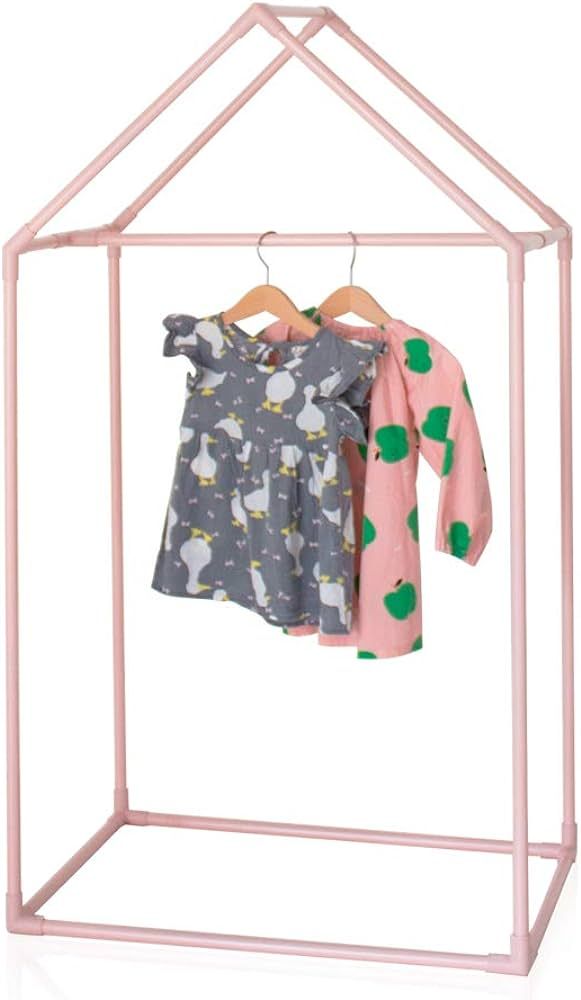 PETITE MAISON Kids Closet - Dress up Clothing Garmet Rack, Hanging Costume Organizer with Cute Ho... | Amazon (US)