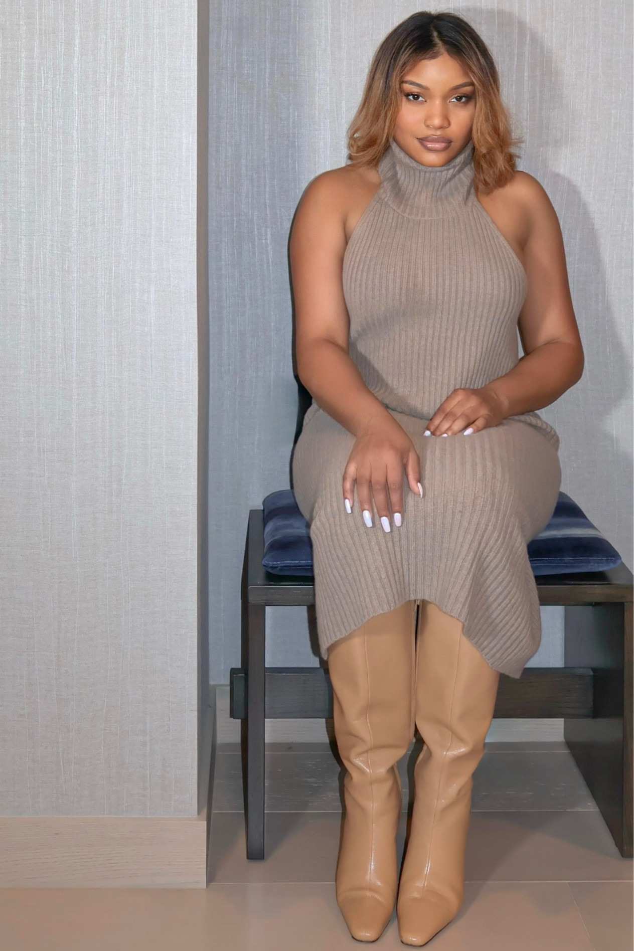 A little monochromatic moment! These boots are super cute, comfortable, and pair well with this dress. 👢 

#LTKsalealert #LTKshoecrush #LTKstyletip