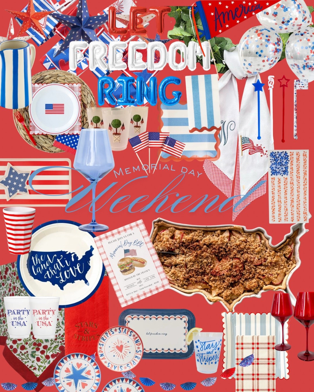 Any excuse to celebrate 🎉 

#MDW #MemorialDayWeekend #MemorialDayParty #MemorialDay #USA #PartyintheUSA #RedWhiteBlue #Party #Summer 

#LTKHome #LTKParties #LTKSeasonal