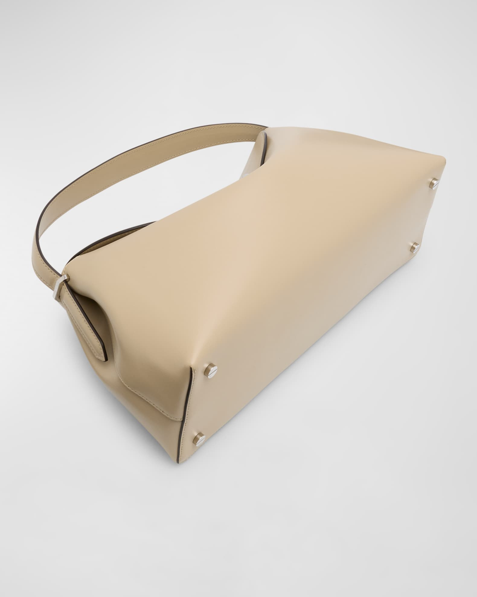 T-Lock Leather Top-Handle Bag | Neiman Marcus