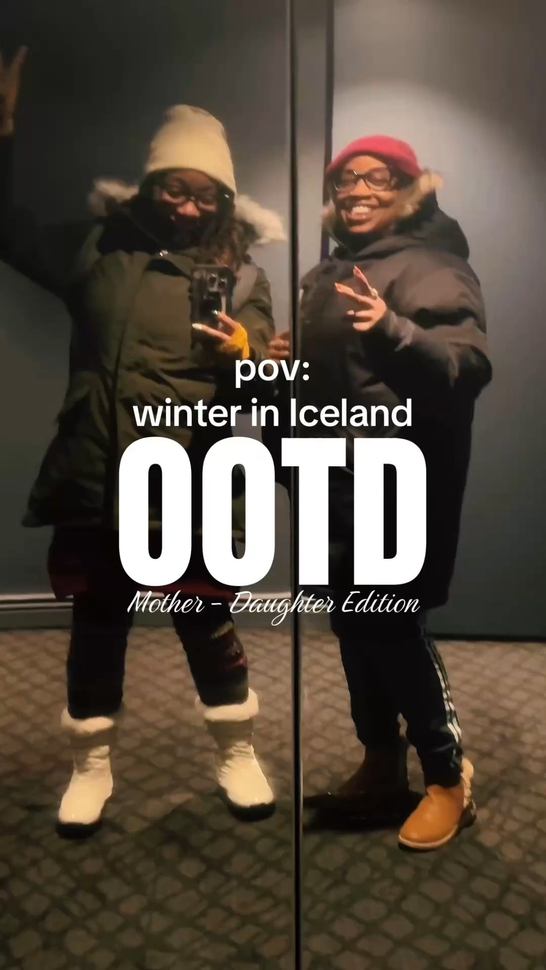 Winter in Iceland OOTD with Mom! ❤️  Our coats were extremely warm! I bought mine on Amazon and she bought her’s at the. North Face Outlet!

#LTKTravel #LTKFindsUnder100 #LTKootd