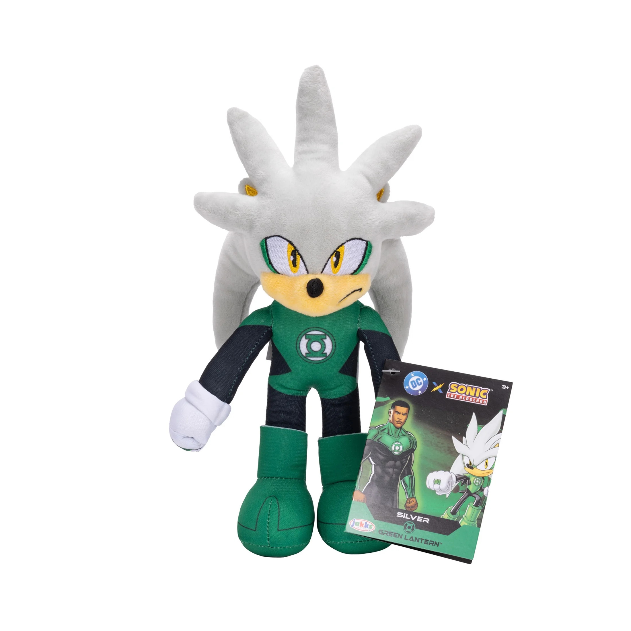 Sonic X DC Silver Green Lantern 9 Inch Plush Figure | Walmart (US)