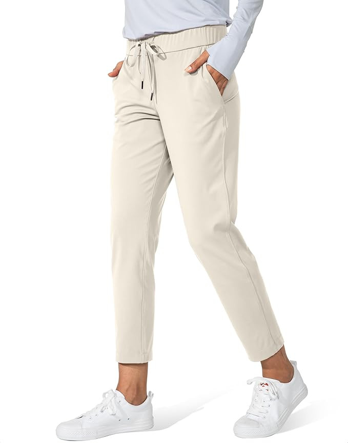 G Gradual Women's Pants with Deep Pockets 7/8 Stretch Ankle Sweatpants for Golf, Athletic, Lounge... | Amazon (US)