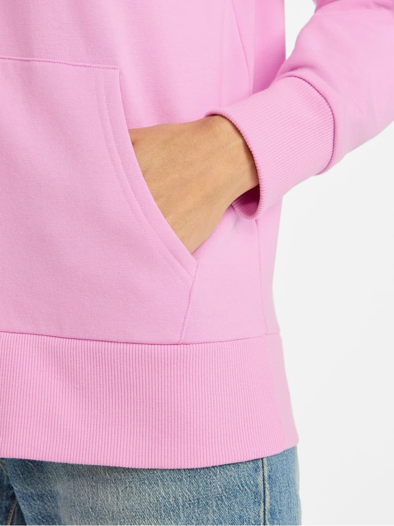 Time and Tru Women's and Women’s Plus Zip Front Fleece Hoodie Jacket, Sizes XS-4X | Walmart (US)