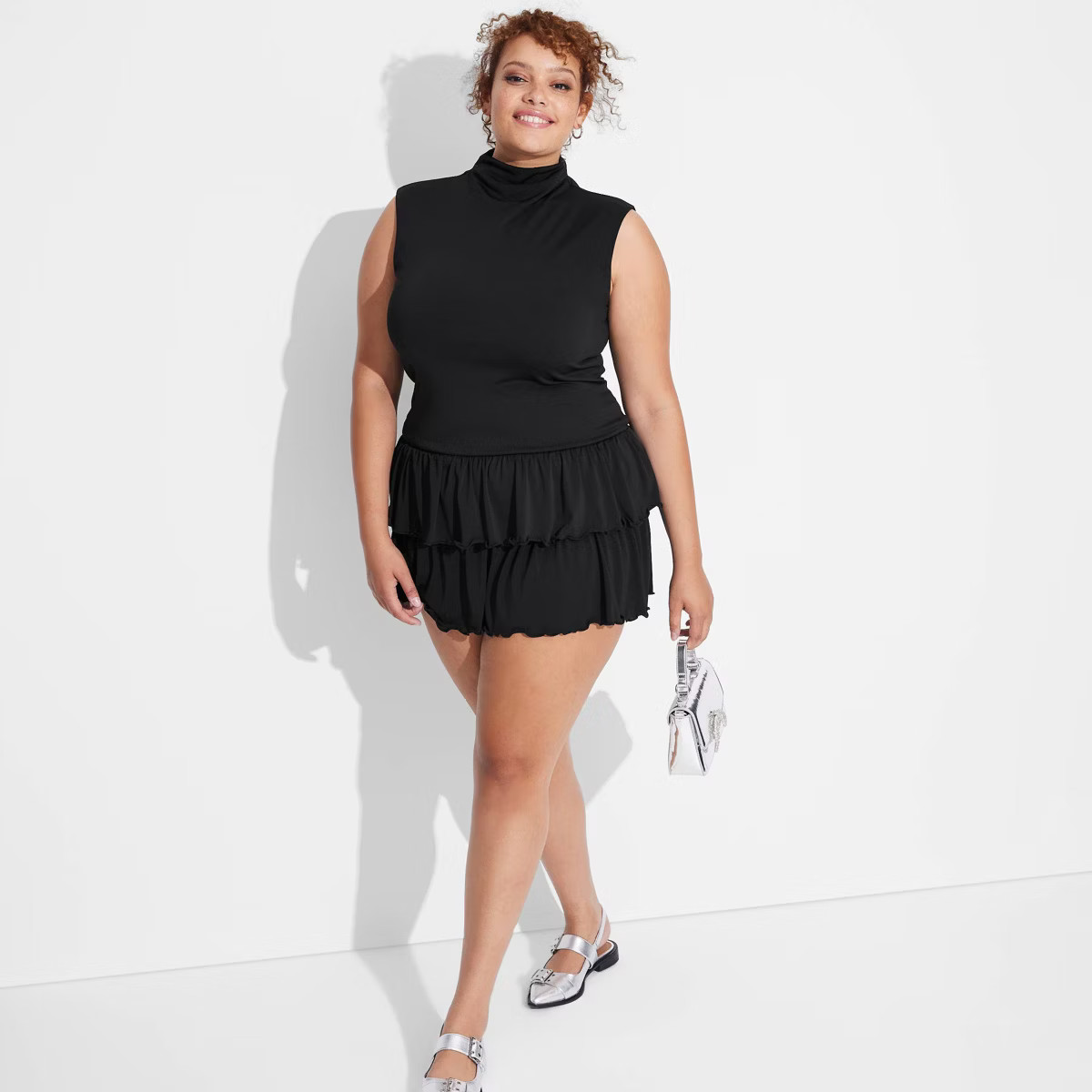 Women's Cap Sleeve Dropped Waist Knit Mini Shift Dress - Wild Fable™ | Target